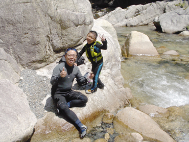 滋賀　愛知川支流の神崎川