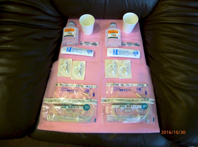 点滴の作り方の説明