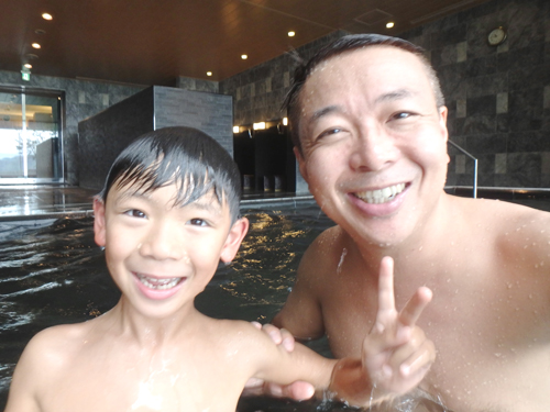 息子と温泉の旅