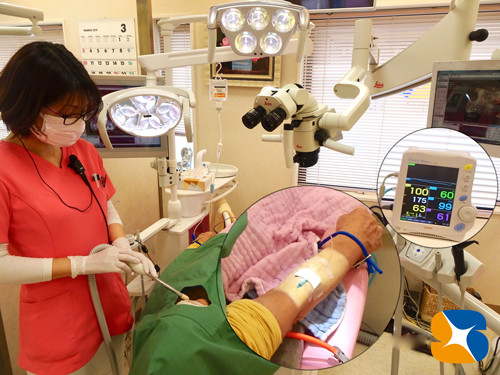 痛くない　怖くない　無料で寝ながらのインプラント　石切　鈴木歯科　静脈鎮静法