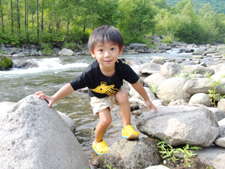 空知川の支流　ベベルイ川　