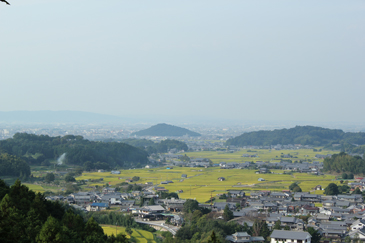 明日香村を一望